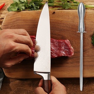 Durable Stainless Steel Knife Sharpening Rods Two Size Options