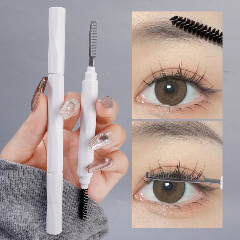 2-In-1 Diamond Shape Double-Head Eyelash Comb - Professional Spiral ...