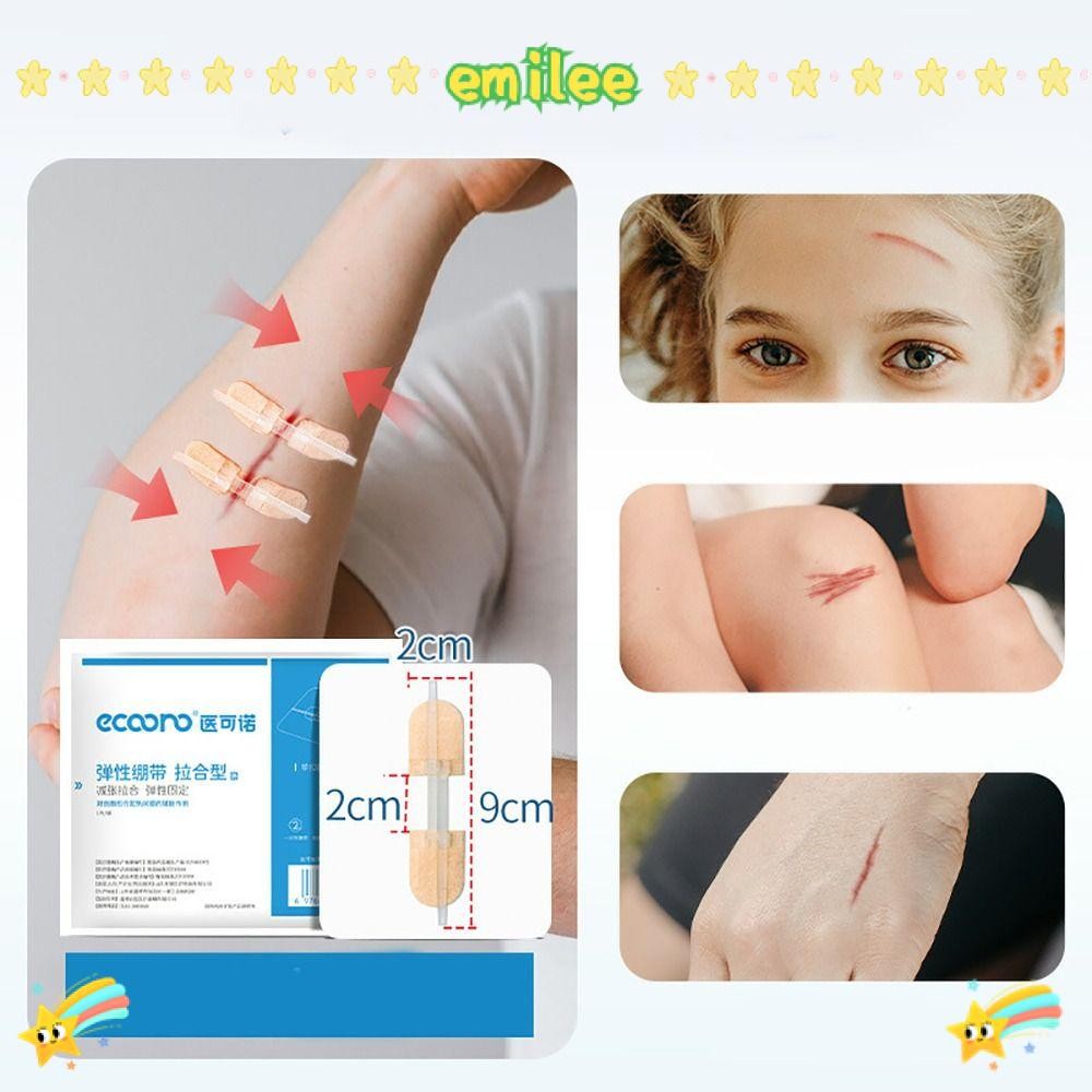 Emergency Wound Closure Bandages - Zip Stitch Repair Without Stitches, 3 Pack 45x10mm