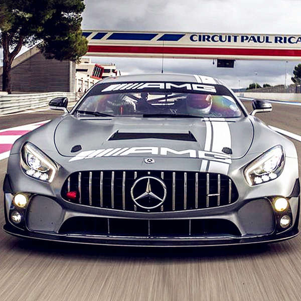 9-Piece AMG Mercedes-Benz Reflective Decal Sticker Set - For Car Doors, Windows, Vinyl Graphics