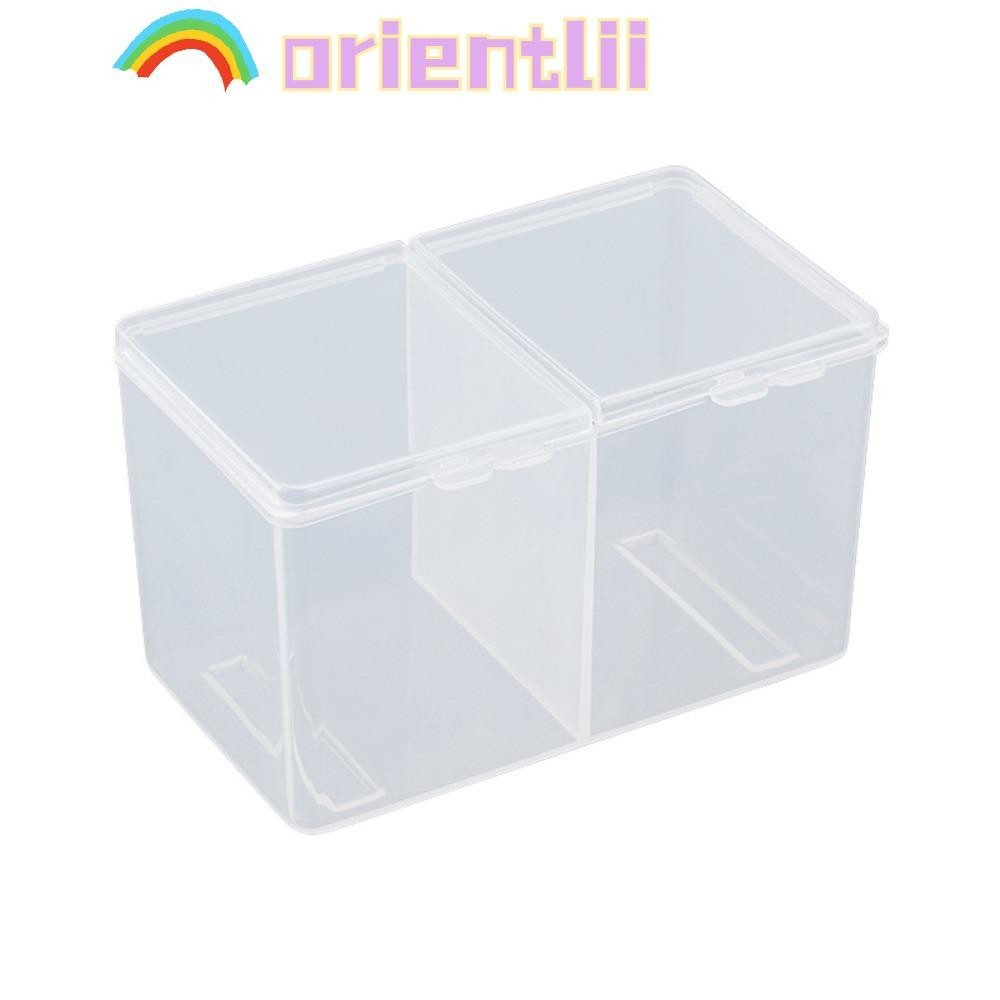 ORIENTLIIY Napkin Storage Box, Plastic with Cover Nail Storage Box ...
