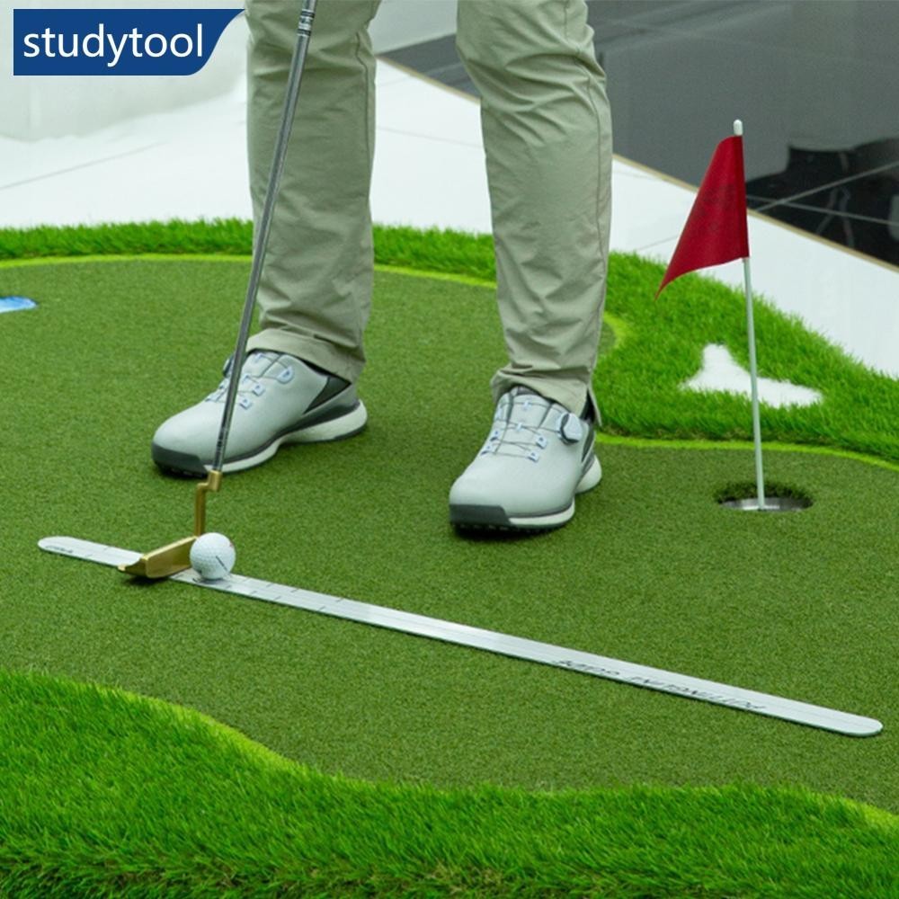 STUDYTOOL Golf Putter Ruler Putting Rod Trainer Teaching Track Accurate ...