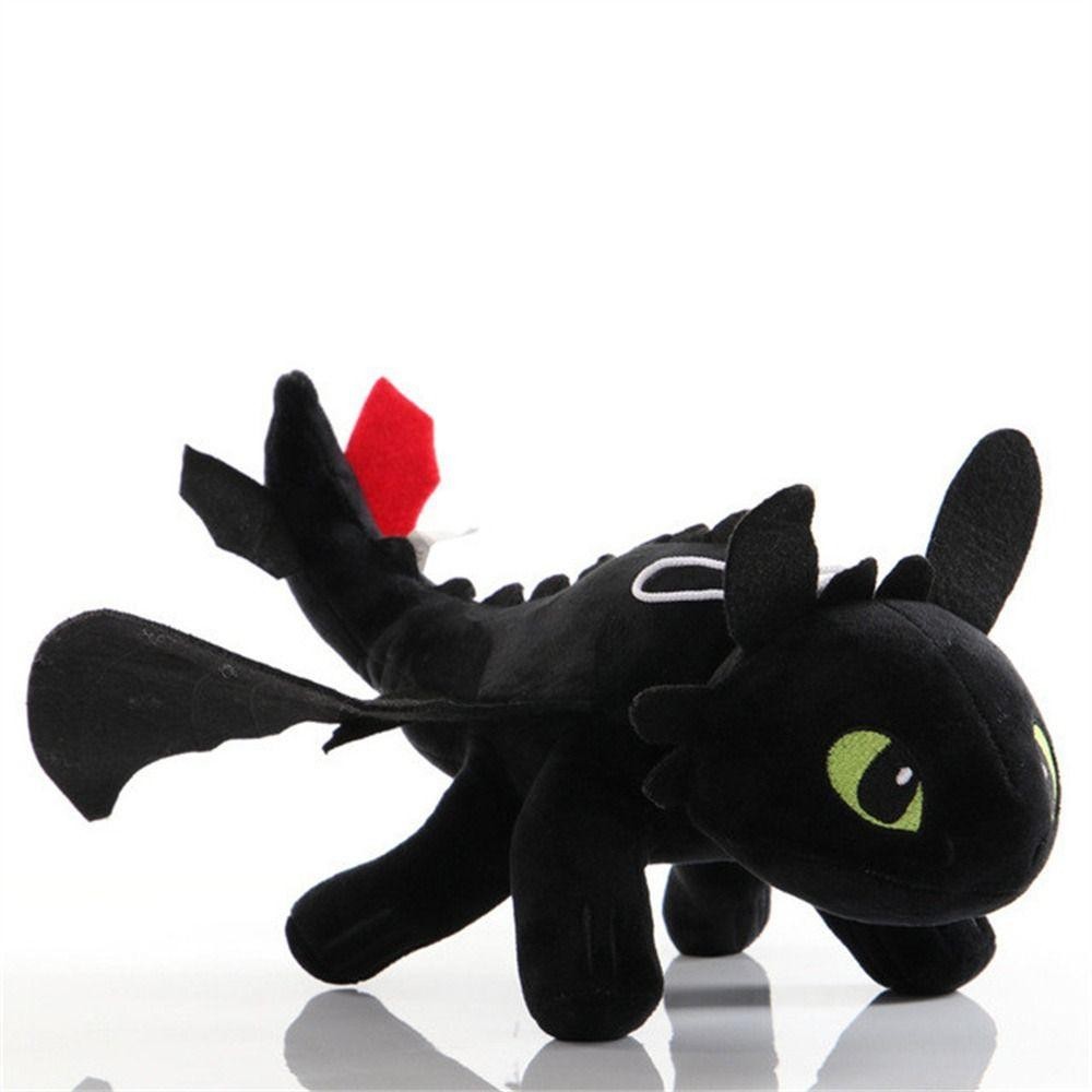 REEMOOR How To Train Your Dragon Plush, How To Train Your Dragon 3 20/27/35cm Toothless Dragon