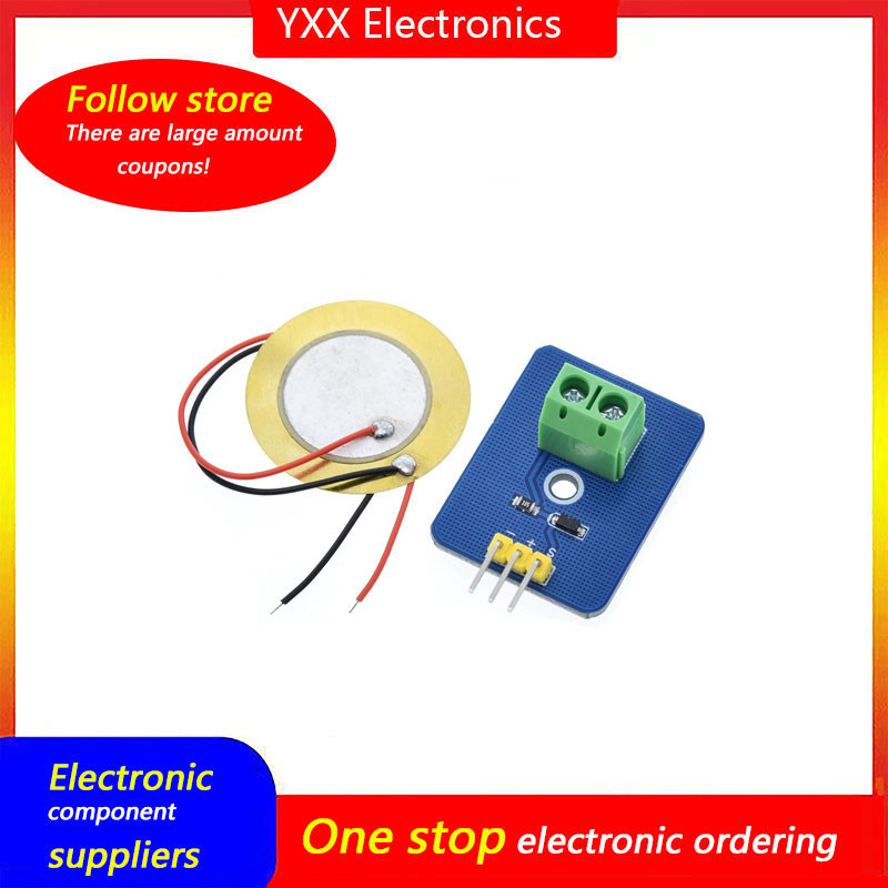 Simulated Piezoelectric Ceramic Vibration Sensor Piezoelectric ...