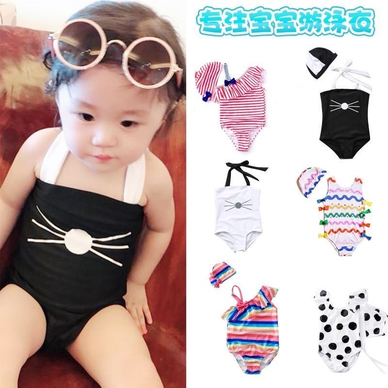 Girls Swimsuit Baby Girl Baby Girl One Piece Princess Cute Bikini