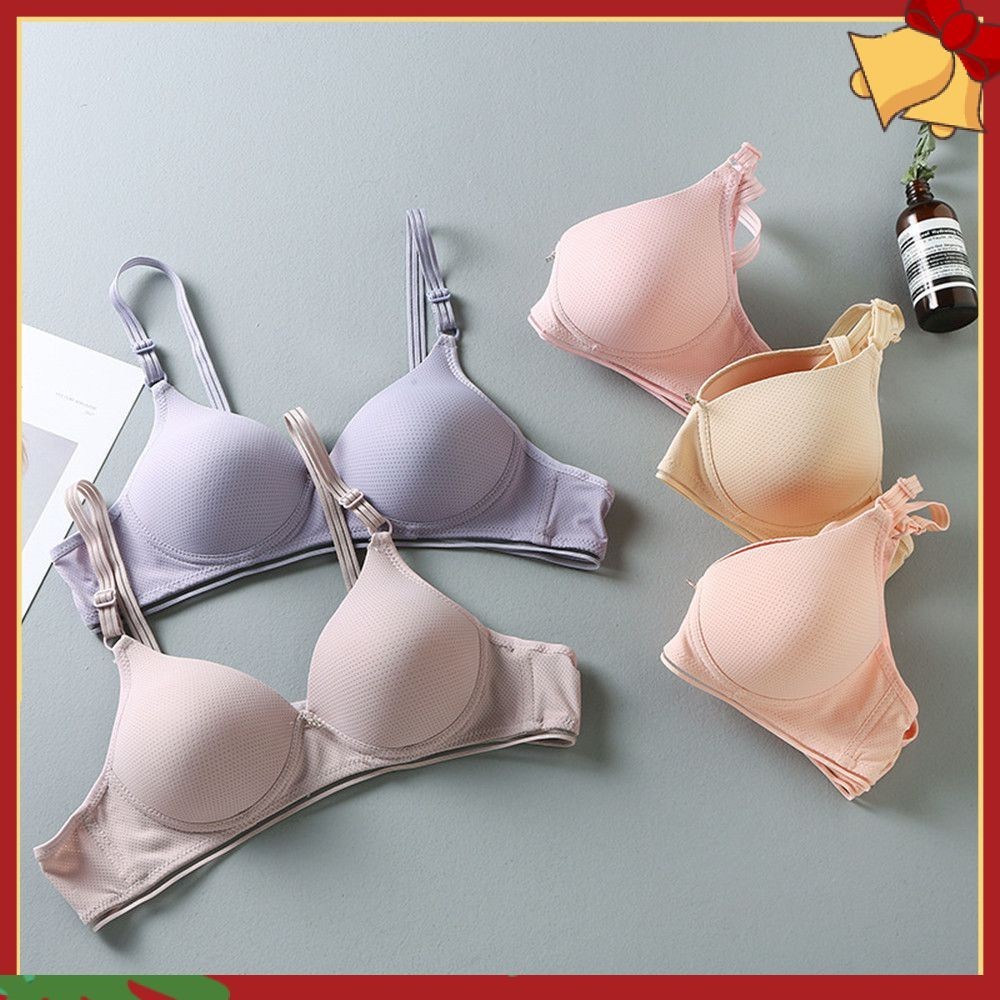 Beauty Back Bra Women's Non-rimless Bra Middle-aged Female Breathable ...