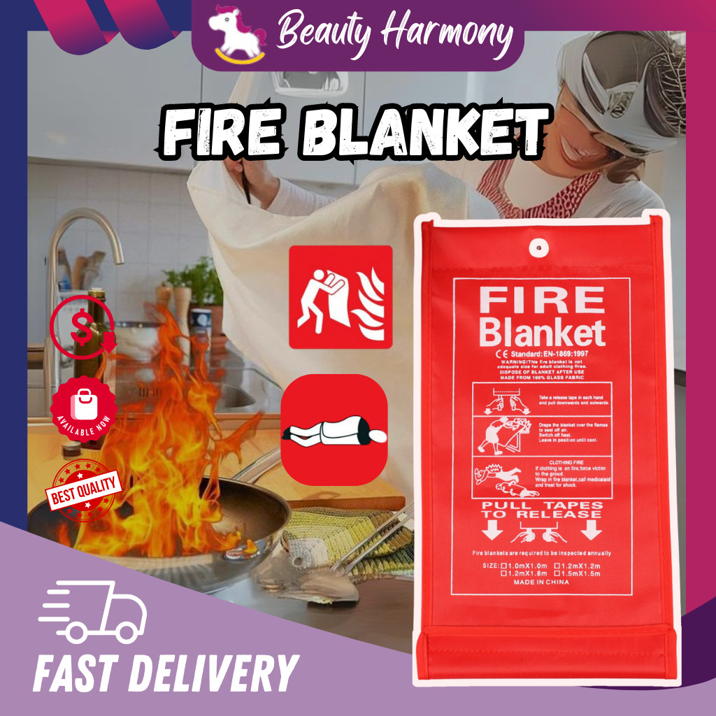 Shop Online Fire Blanket - 1m X 1m | Handle Hardware