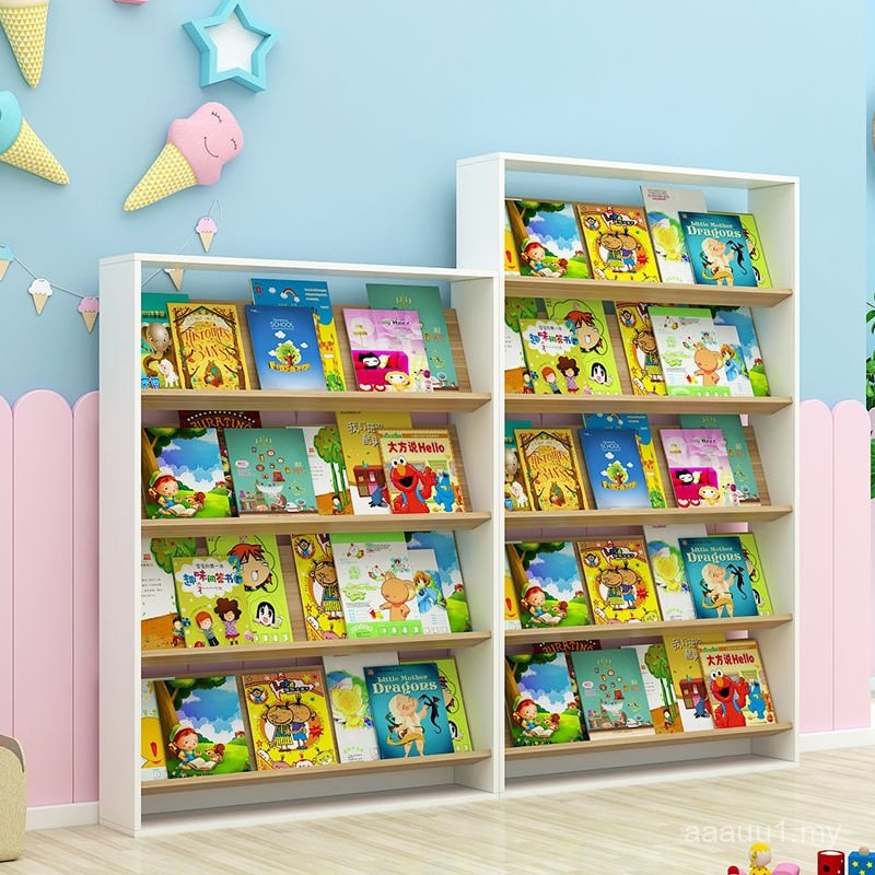 Magazine Rack Floor Party Construction Bookshelf Bookcase Wooden File ...