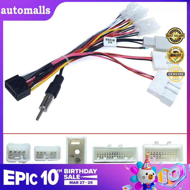 For Toyota Radio Stereo Car Wire Harness Cable Adapter W/ Canbus BOX - Foto 10