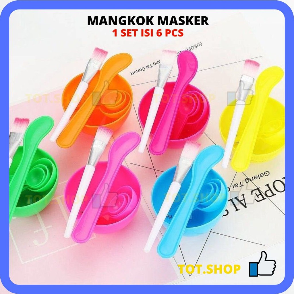Daiso Miniso Collagen Cosmetic Set Mask Bowl Shopee Malaysia 