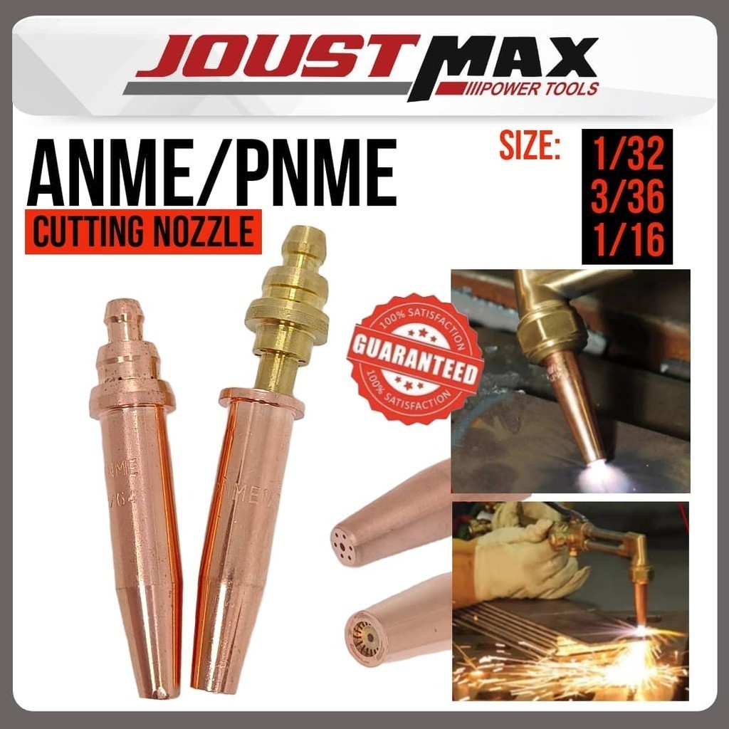 ANME / PNME Cutting Nozzle 1/16Inch 1/32Inch 3/64Inch Fully Copper LPG ...