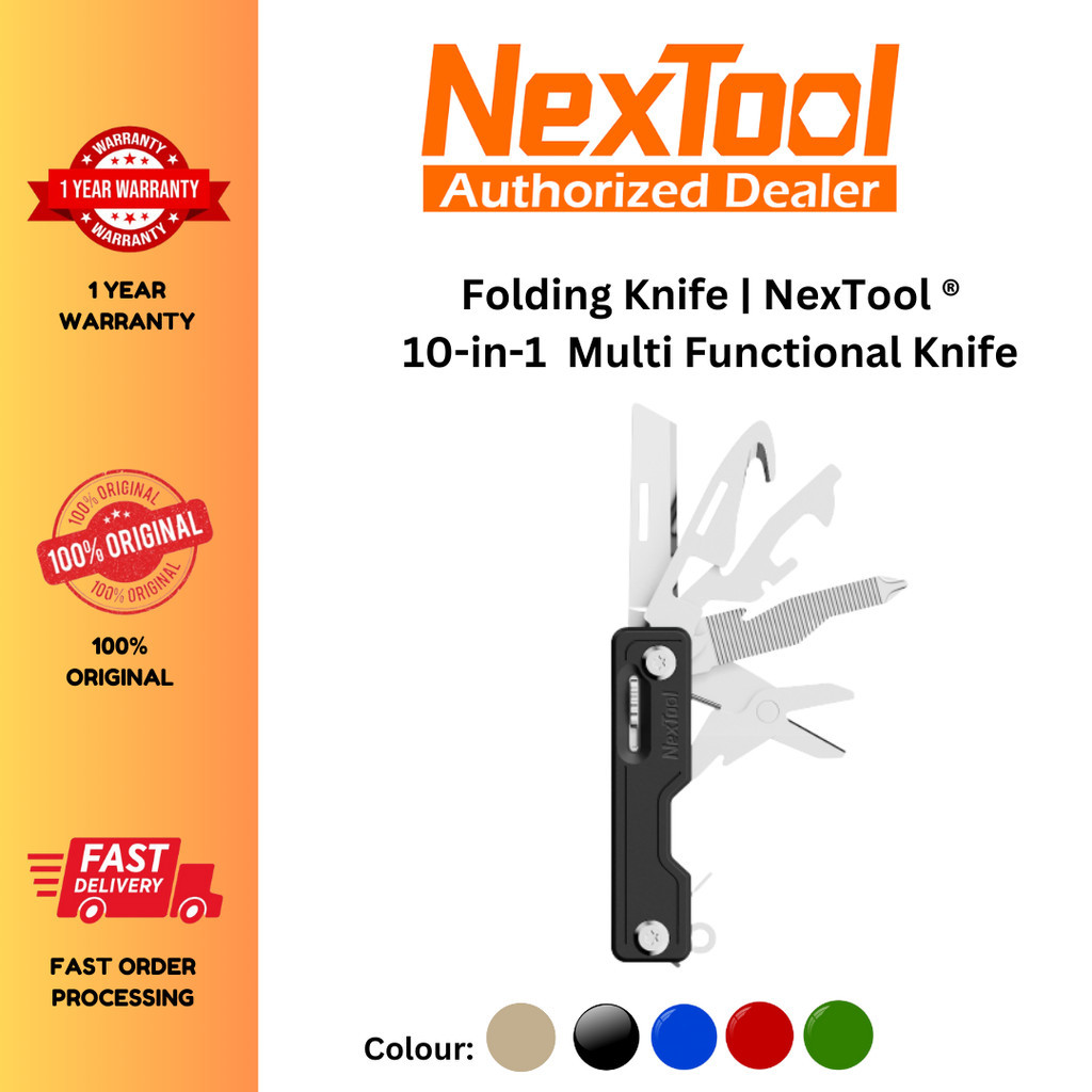 NexTool 10-in-1 Multi Functional Knife | Shopee Malaysia