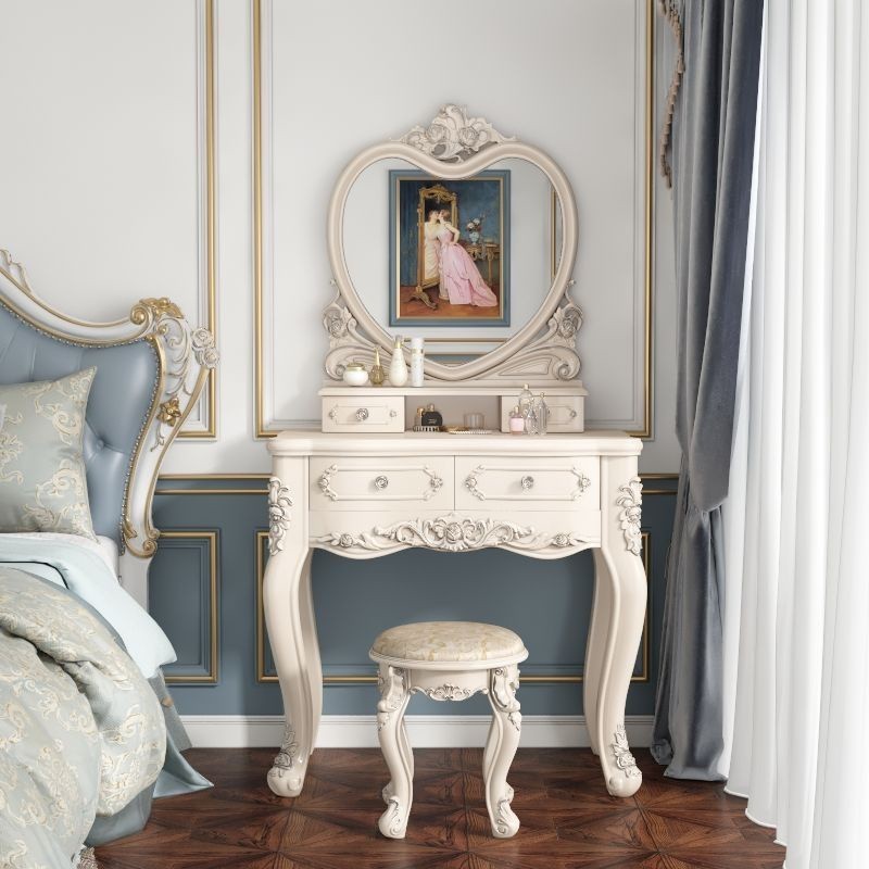 European style dressing table bedroom multi-functional princess small ...