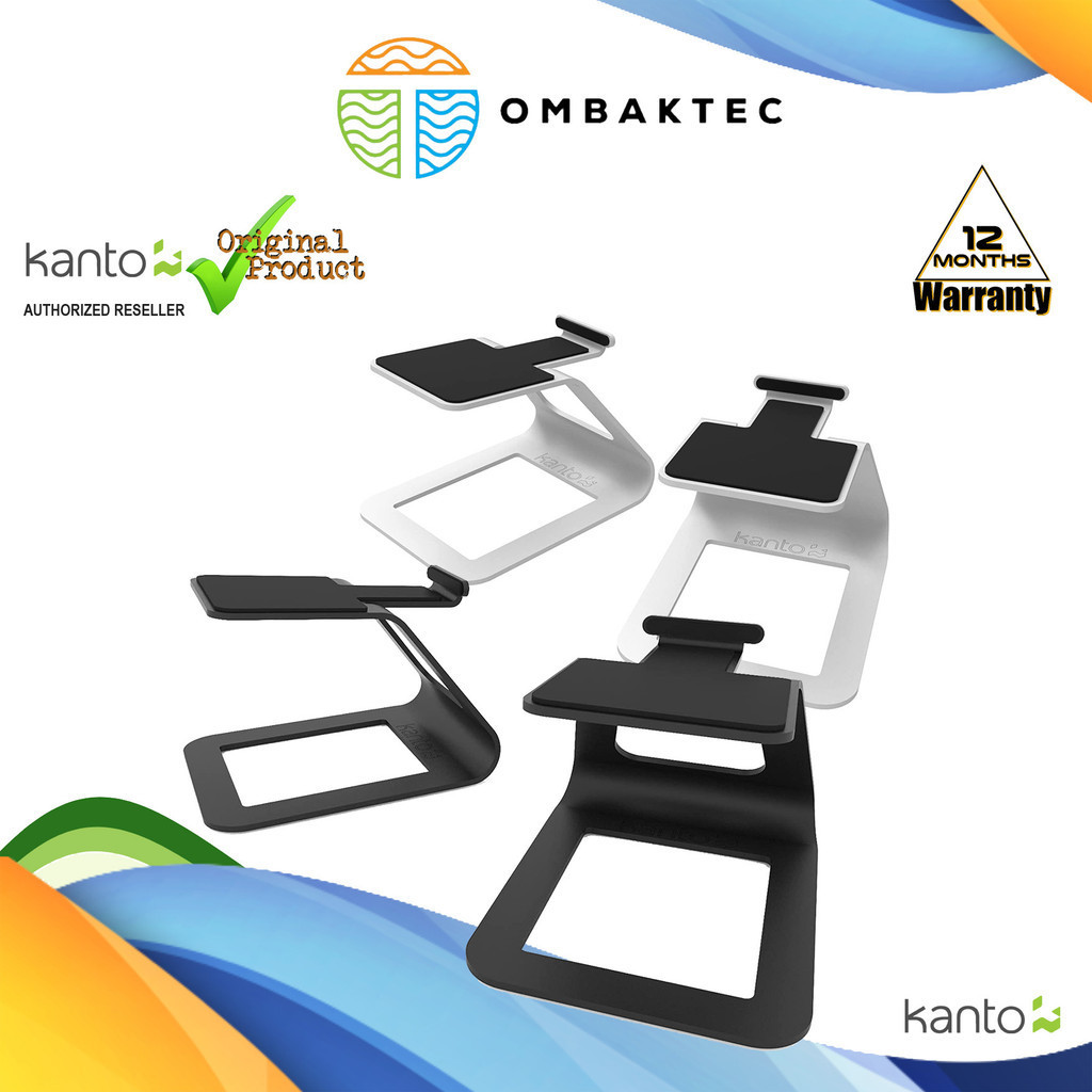 Kanto S4 Standaard TOOSOAR Paar Desktop Boxstandaard, Luidsprekerstandaard, Voor Kleine, Middelgrote Computerspeakerstandaard, Ideaal Voor Studio-monitoren Aan Het Desk Speaker Stand