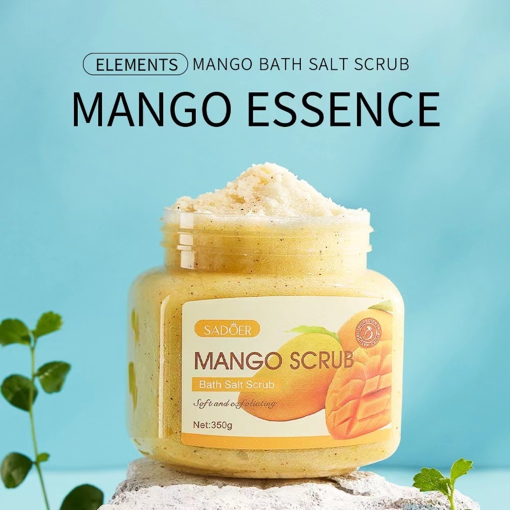 SADOER Mango Body Scrub Cleansing Exfoliating Gel Mango Fruit Extract ...