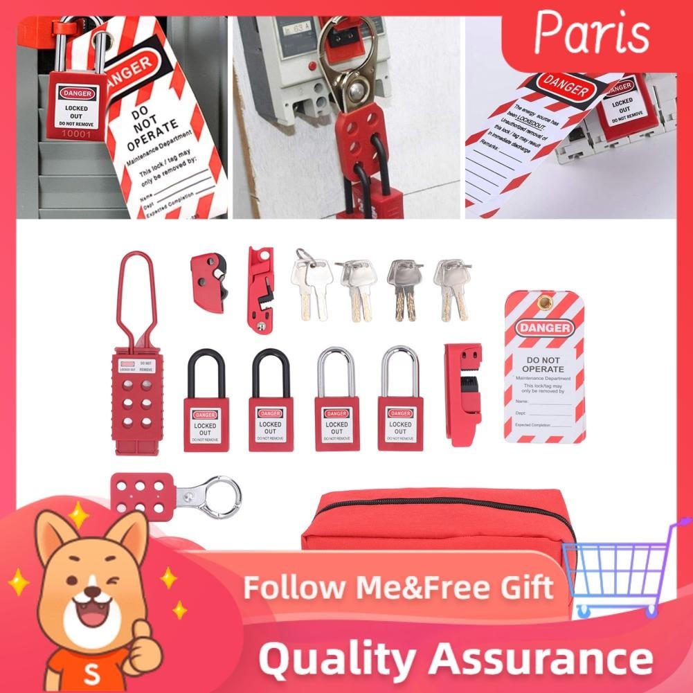 Superparis Lockout Tagout Kit Safety Padlocks Wide Applications ...