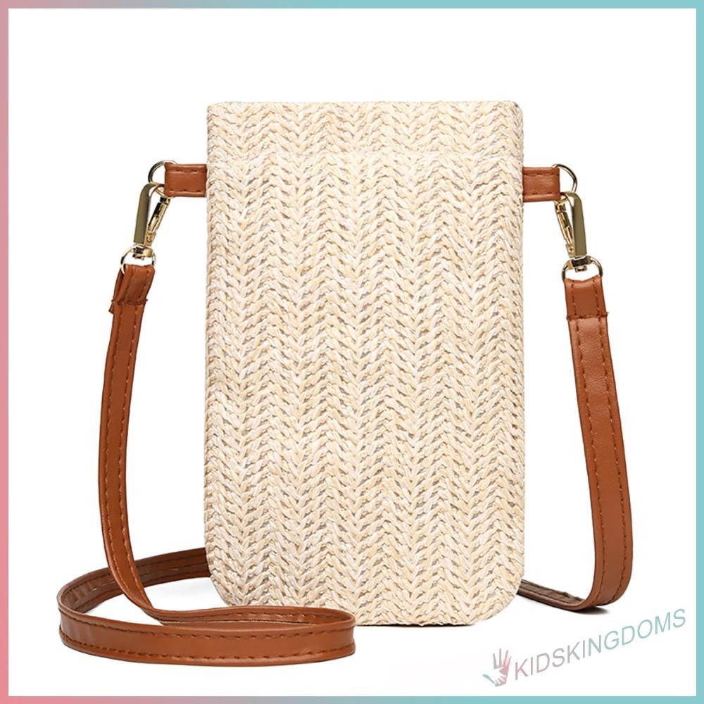 Woven straw crossbody bag hotsell
