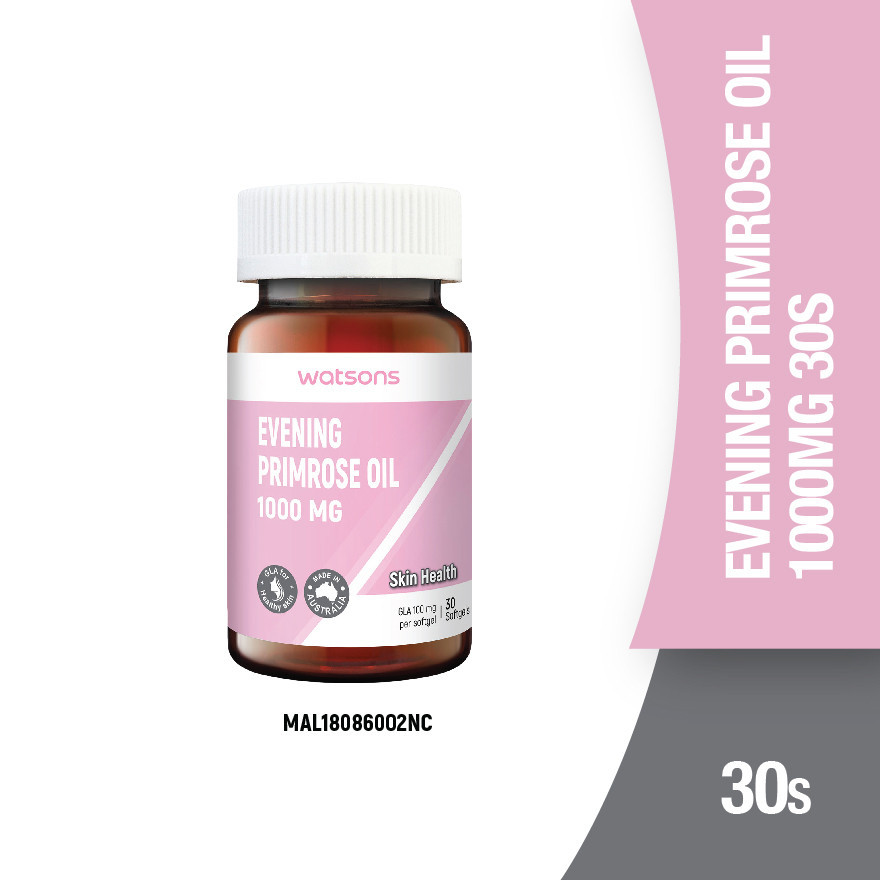 WATSONS Evening Primrose Oil 1000mg 30'ss Shopee Malaysia
