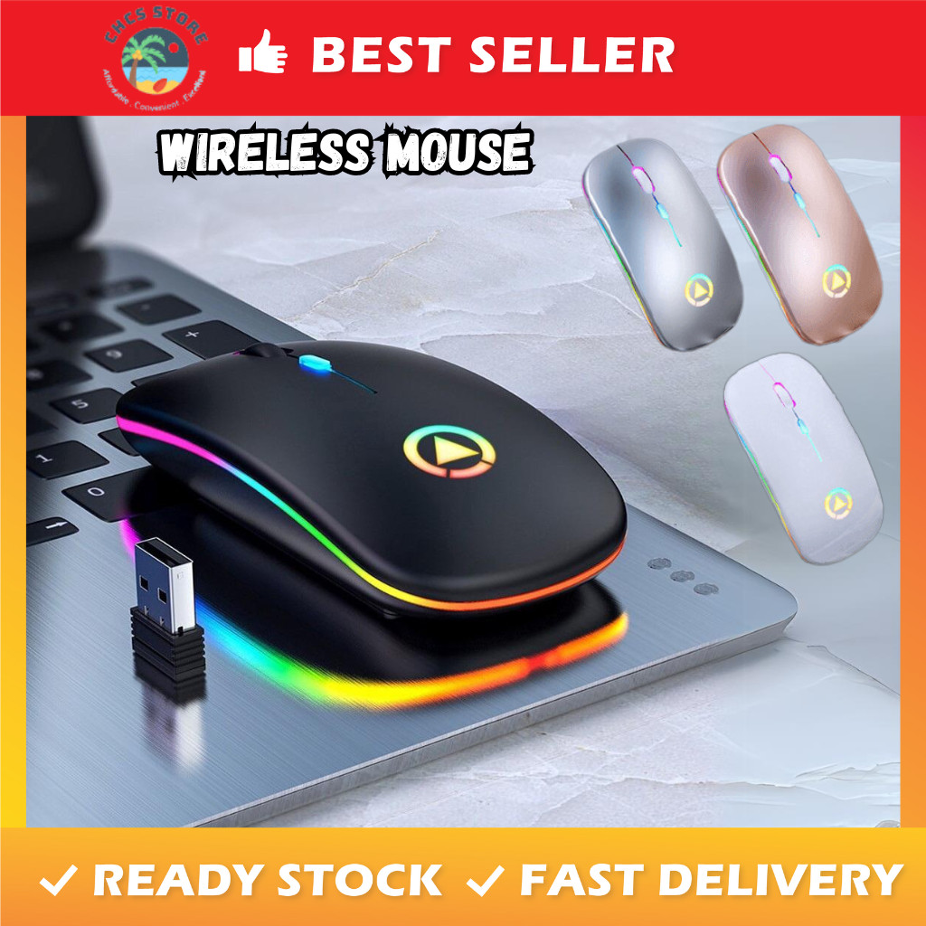 🔥WIRELESS Mice USB Optical Ergonomic Gaming Laptop Computer PC MOUSE ...