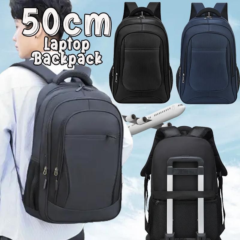 (B792) 50cm Beg Laptop Backpack Lelaki Beg Sekolah Menengah Laptop ...