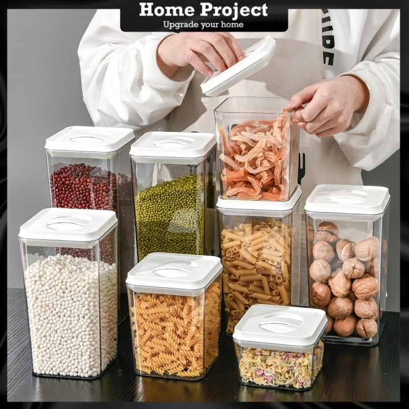 Stackable Extra Airtight Lock Transparent Food Storage Container ...