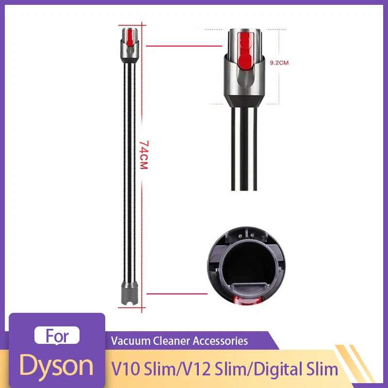 Extension Rod Tube For Dyson V12 V10 Slim Digital Slim Metal Aluminum ...