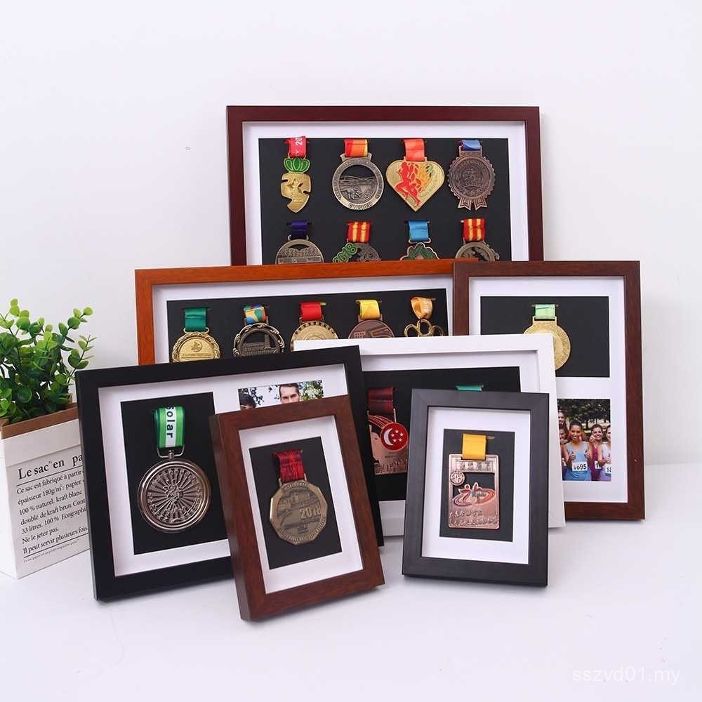 Medal Frame Marathon Medal Storage Display Frame Wall Hanging Medal ...