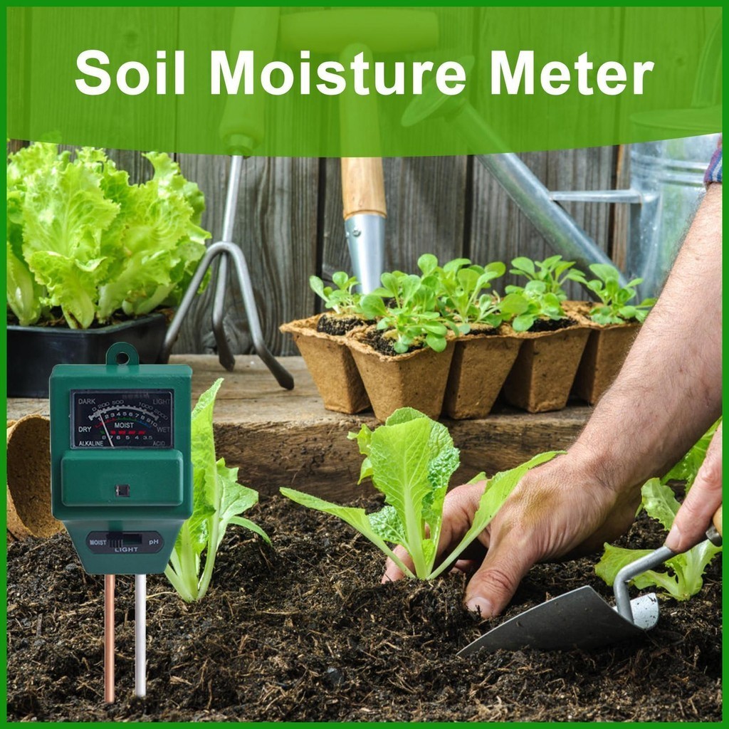 Moisture Meter For Plants 3 In 1 Fast Accurate Plant Light Meter