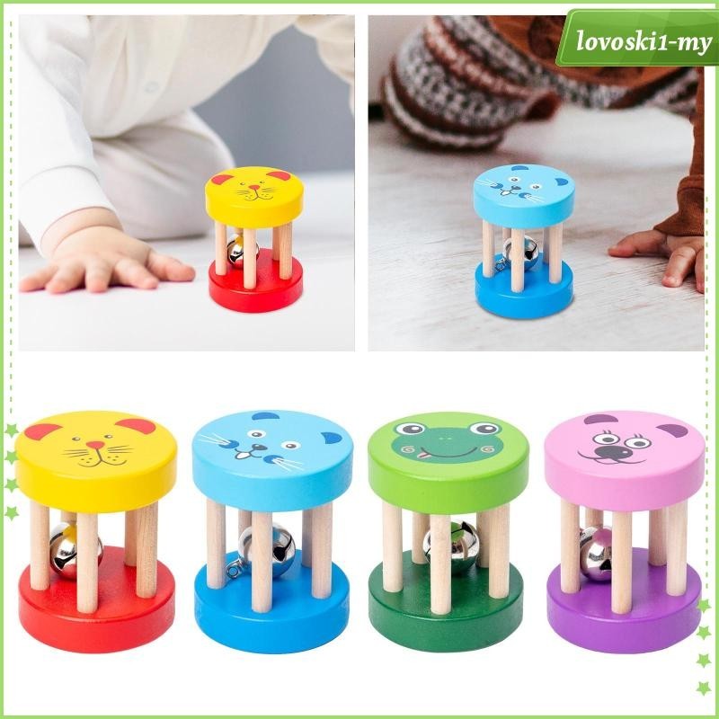 [lovoskibcmy] Rattle Smooth Surface Birthday Gift For Babies 6-12 