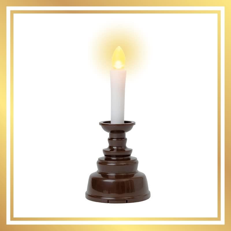 Fukushodo LED candles for Buddhist altars. Electric candles made in