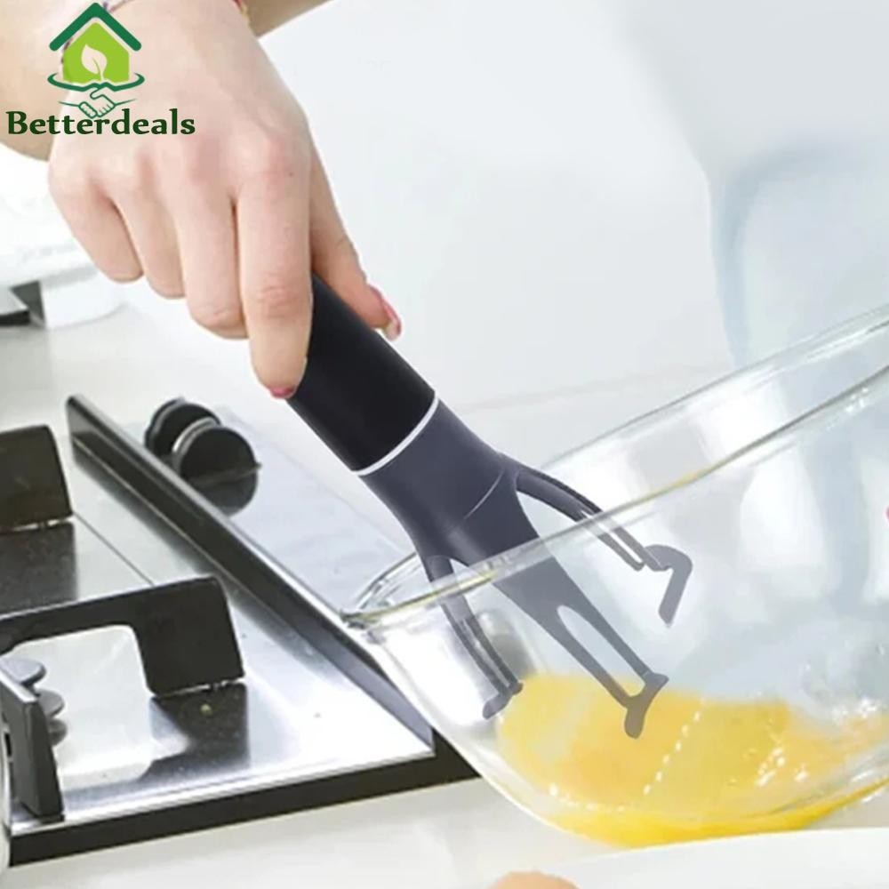 Triangle Pan Stirrer Egg Whisk Battery Operated Baking Flour Mixer