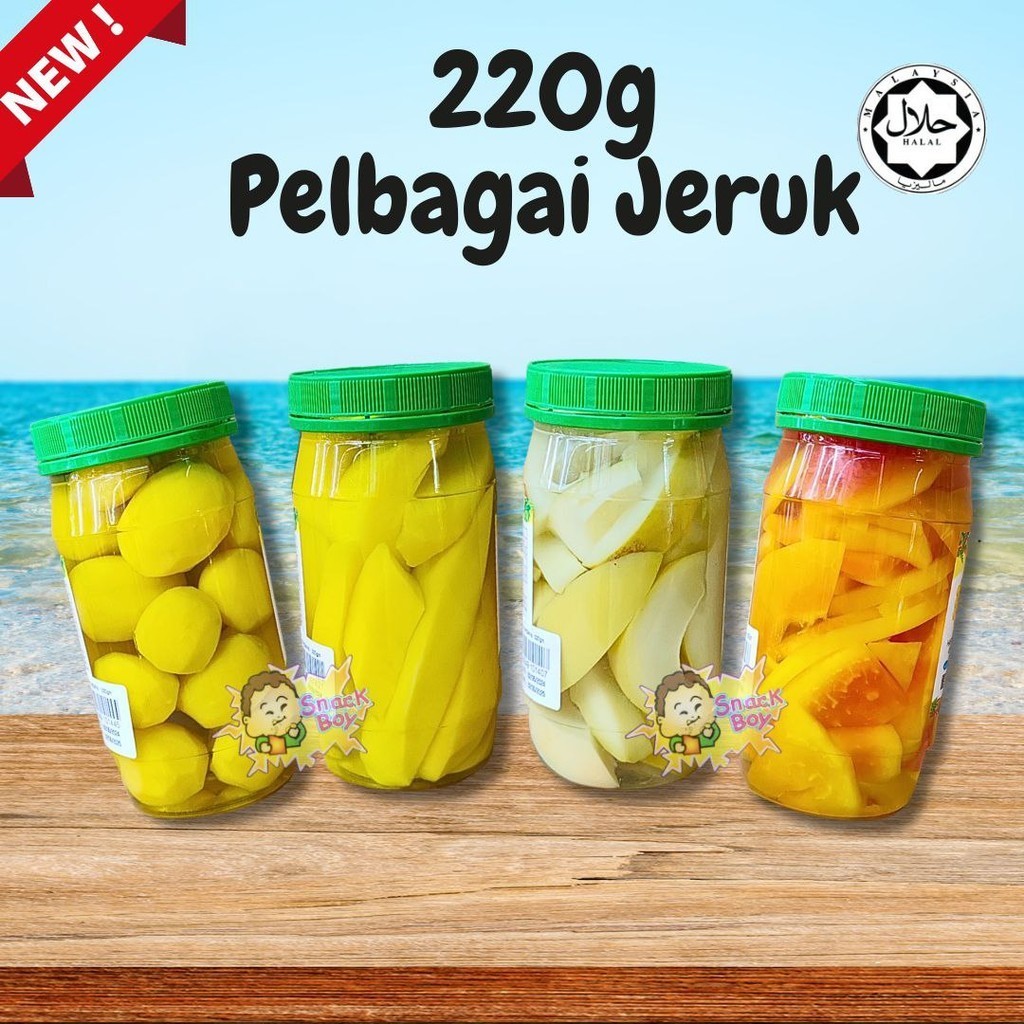 220g Jeruk Asam Botol / Mangga Betik Kedondong Mango Ambra | Shopee ...