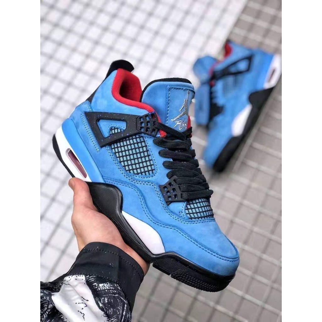 Ready stock AJ4 Travis Scott Cactus Jack X Jordan4 high top Retro ...