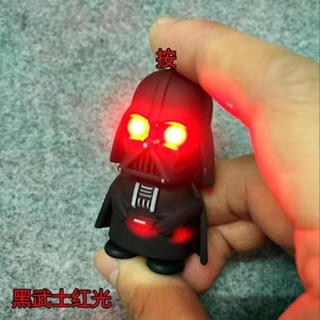 Black Warrior Luminous Sound Multi-Functional Keychain Cartoon ...