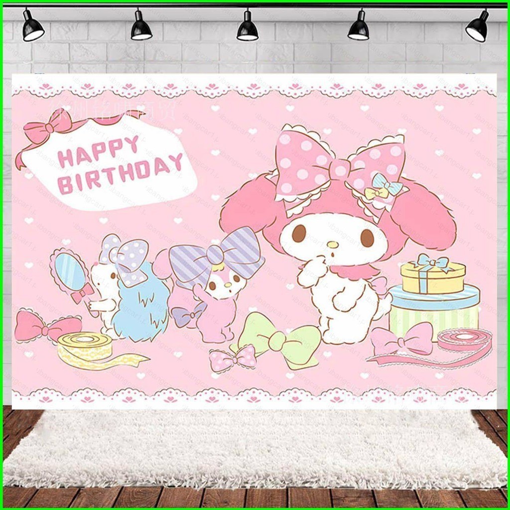 YB1 My Melody Theme Cartoon Animation Celebrate Party Photo Photography ...