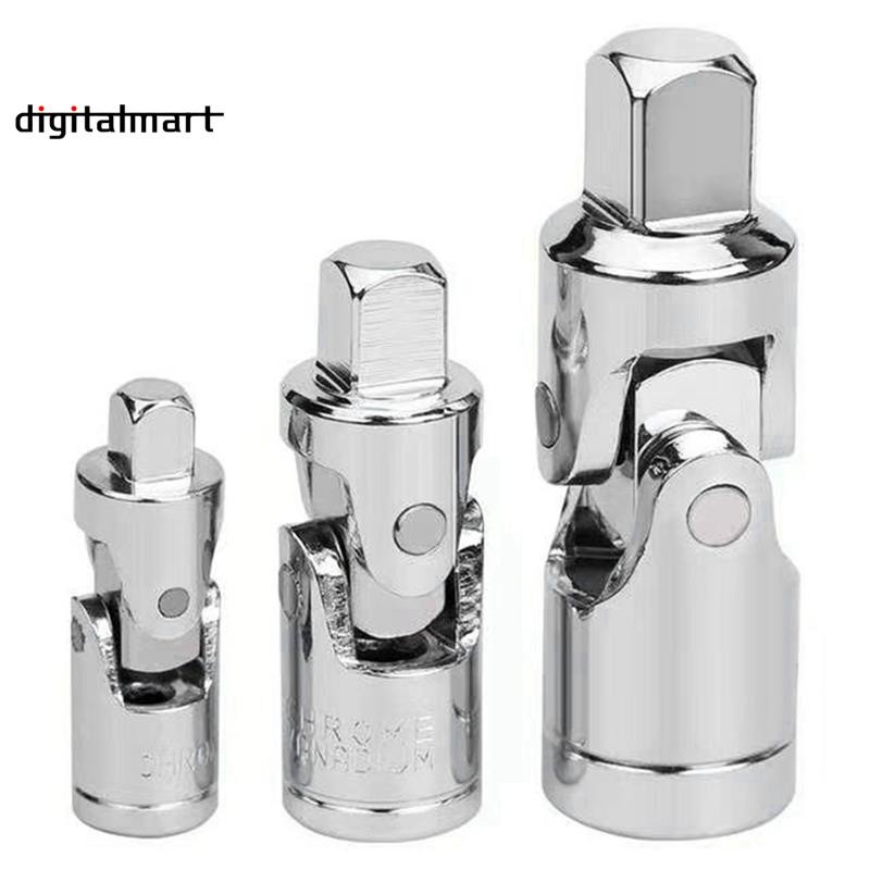 3-Piece Universal Socket Adapter 1/4 3/8 1/2 Socket Universal Joint ...