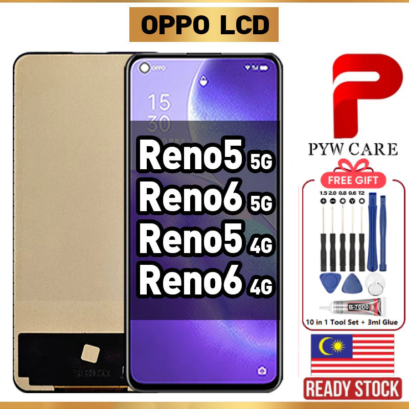 LCD Screen Compatible For Reno 5 / Reno 6 TFT LCD Screen | Shopee Malaysia