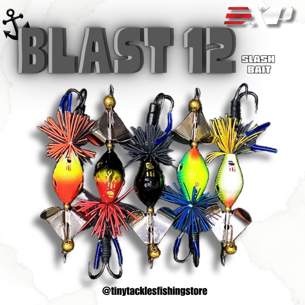 EXP BLAST 12 Slash Bait Buzzbait ULTIMATE for Fishing Snakehead Toman ...
