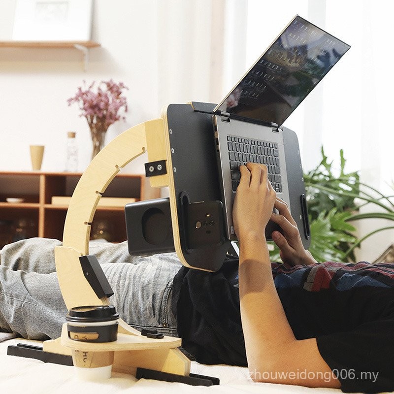 Laptop Desk Bed Computer Stand Hanging Dormitory Bed Table Lazy Bed ...