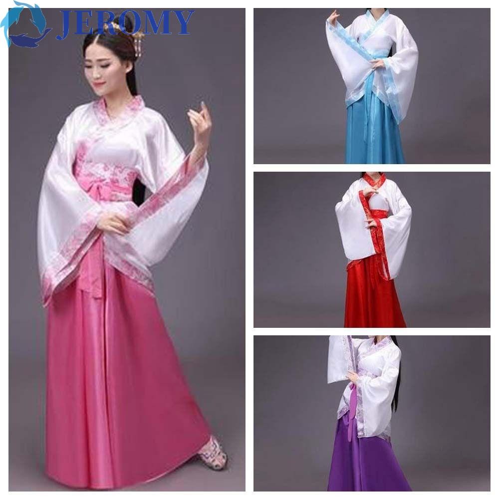 JEROMY Chinese Hanfu Skirt, Oriental Fairy Princess Chinese Cloth ...