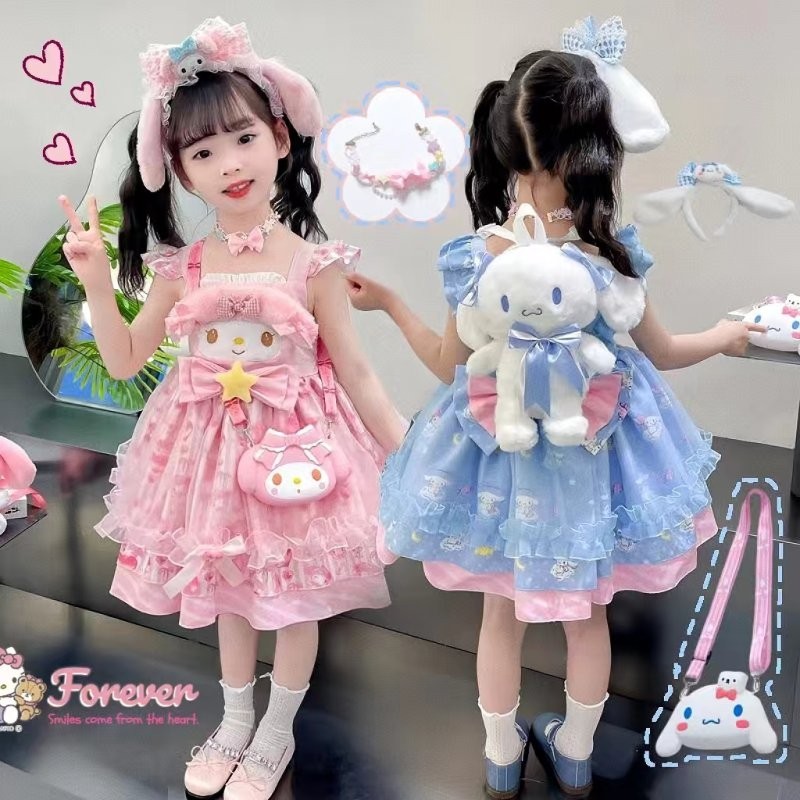 blue maxi dress halter Hello Kitty Manga Longline Evil Tee Dress