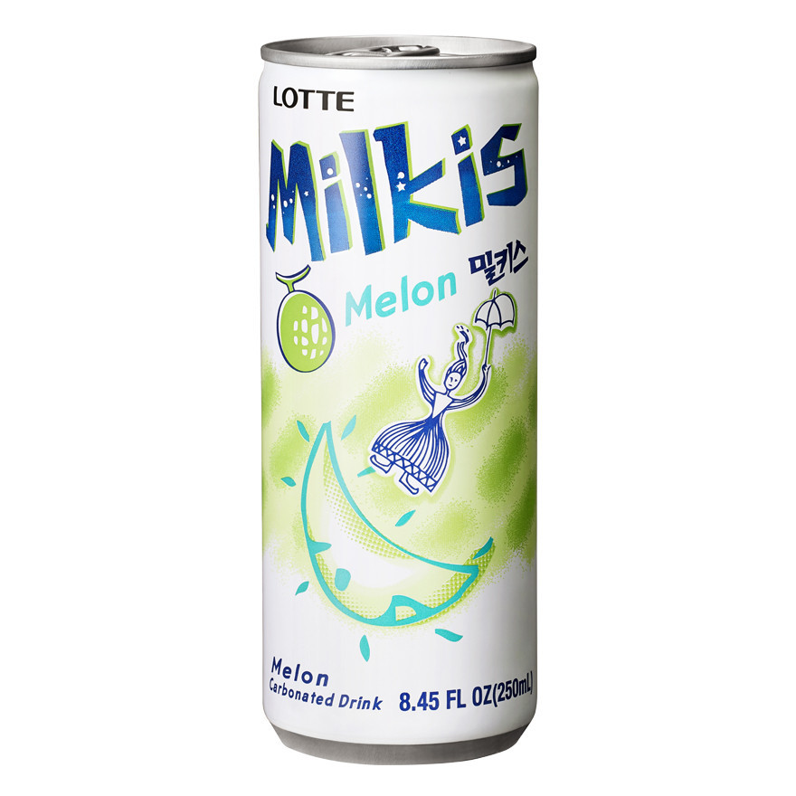 LOTTE Milkis Melon Carbonated Drink 250ml | Shopee Malaysia