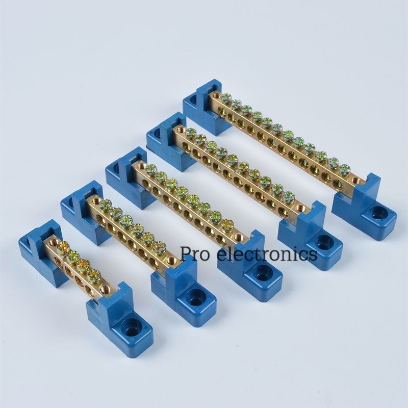 Brass Bus Bar Ground Terminator Size 6x9 And 12x8 412 Compartments