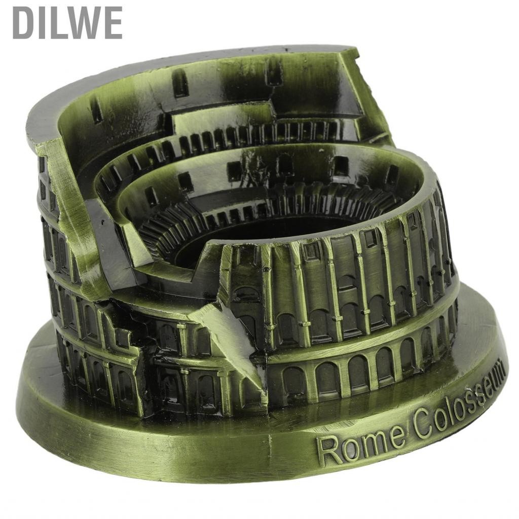 Dilwe Vintage Roman Colosseum Model Miniature Arts Craft Office Decor