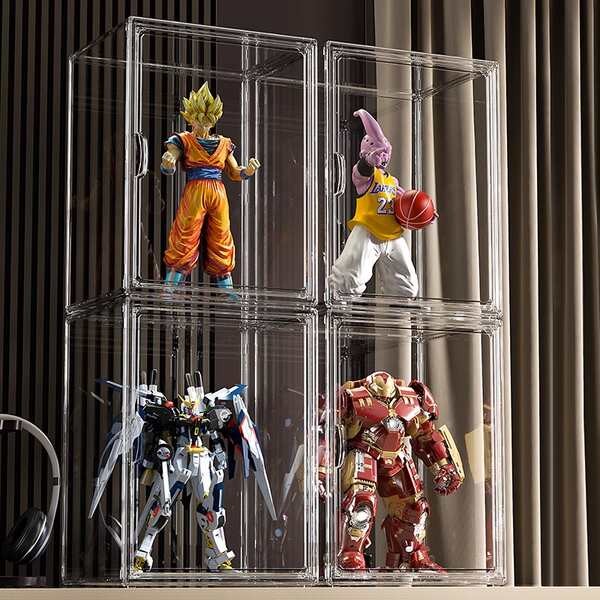 figurine display rack figurine figurine display box Kabinet paparan ...