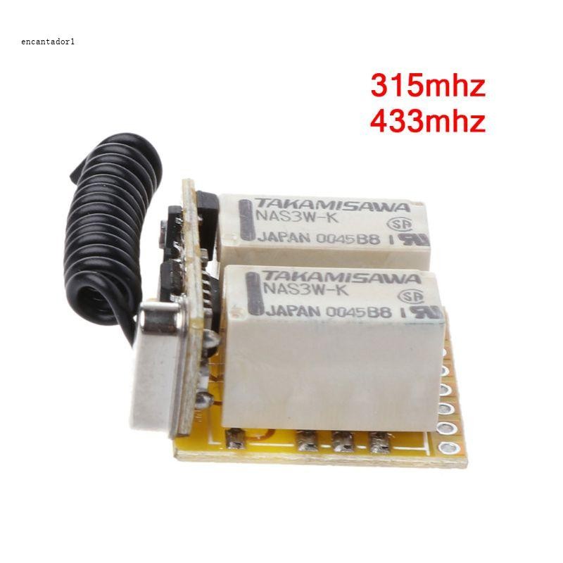 EC RF Remote Two-way LED Switch Board for DC 3-12V Relay Switching ...