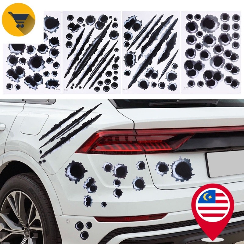 MK2 Auto DIY Decoration Accessories Creative Funny Pattern Car Stickers ...