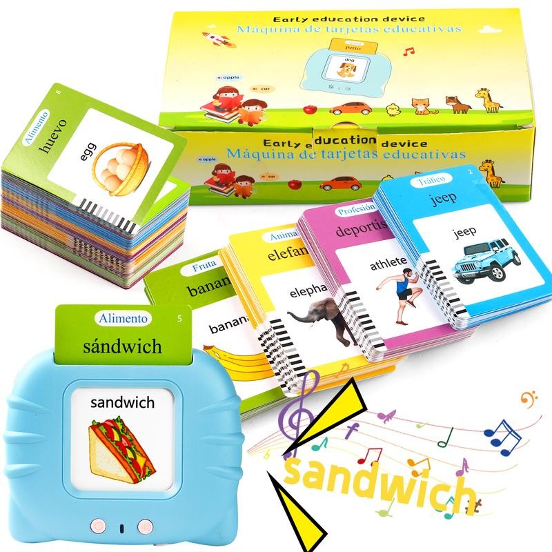Talking Flash Card Toy for Kids with 224 Sight Words - Educational ...