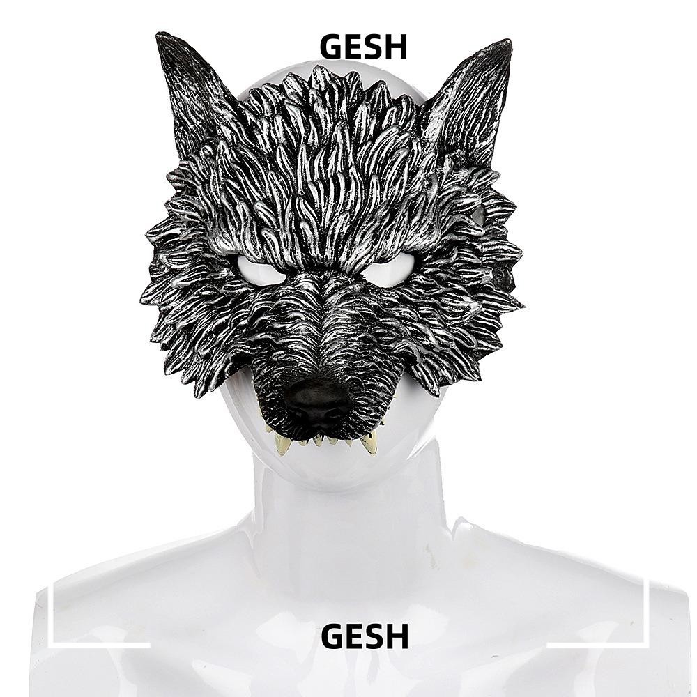 GESH Werewolf , Soft PU Foam Costume Prop Wolf Head , Realistic ...