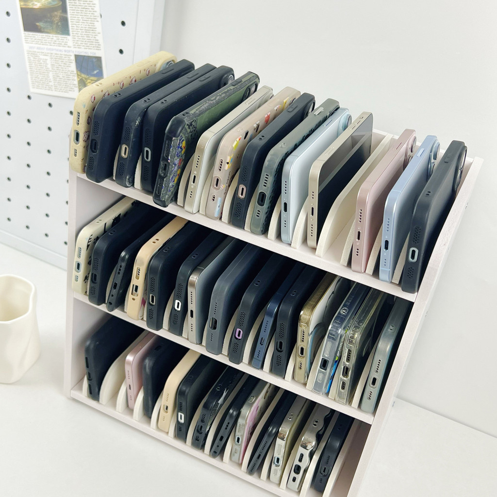Mobile Phone Storage Rack Multi-Grid Office Conference Room Examination ...